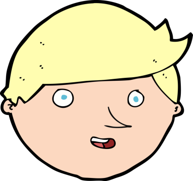 Bir insan tarafından çizilmiş mutlu bir yüz.