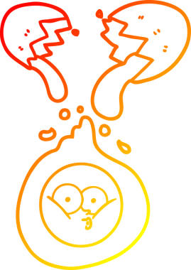 Bir insan tarafından çizilmiş bir karikatürün sıcak eğimli çizimi.