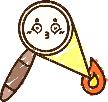 Bir insan tarafından çizilen Büyüteç Tebeşir Çizimi