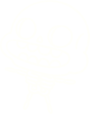 Bir insan tarafından çizilmiş iskelet tebeşiri.