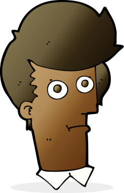 Bir insan tarafından çizilmiş bir çizgi film.