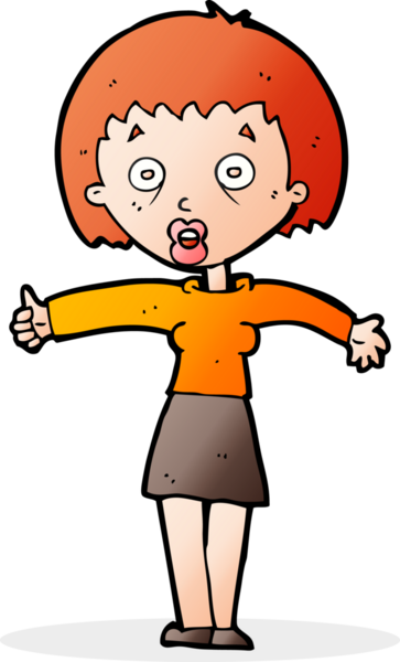 Bir insan tarafından çizilen karikatür hayrete düşürüyor.