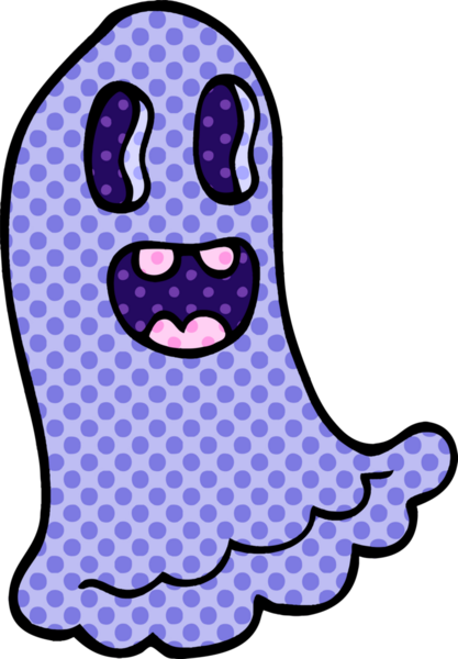 Bir insan tarafından çizilmiş karalama hayaleti.