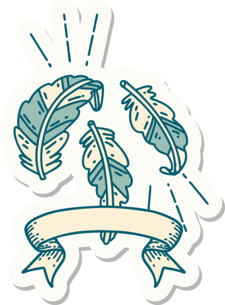 Bir insan tarafından çizilmiş dövme tüylerinin çıkartması.