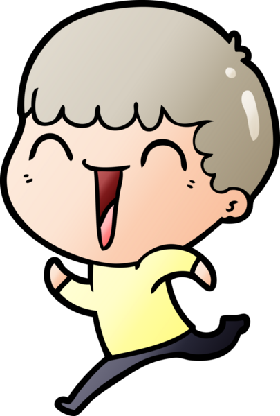 Bir insan tarafından çizilmiş mutlu bir adam.