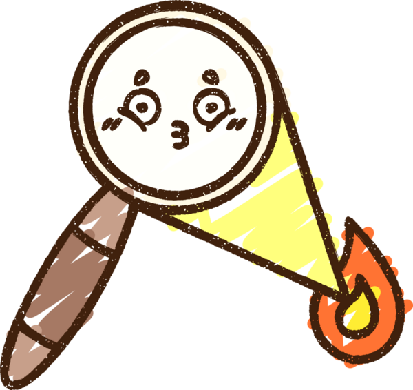 Bir insan tarafından çizilen Büyüteç Tebeşir Çizimi