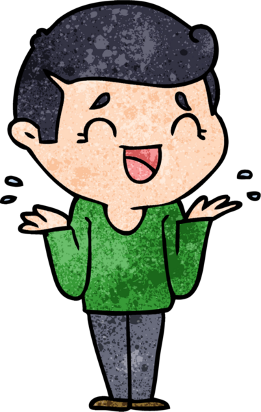 Bir insan tarafından çizilmiş kafası karışık bir adam.