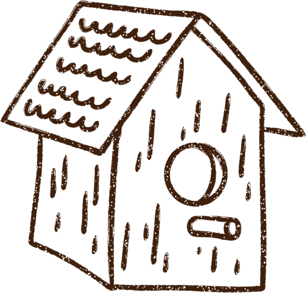 Kuş Evi Kömürü Bir insan tarafından çizilmiş