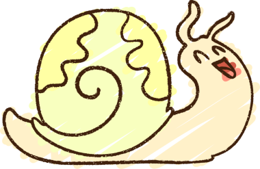 Bir insan tarafından çizilen Salyangoz Tebeşiri