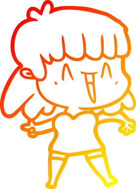 Bir insan tarafından çizilmiş bir karikatür kadın çizimi