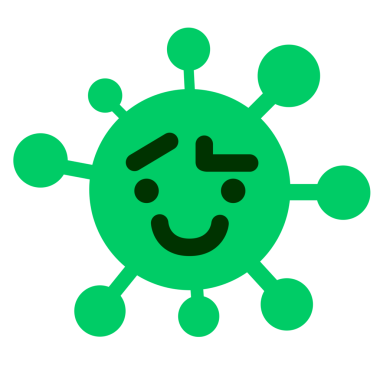 Bir insan tarafından çizilmiş basit bir kaş virüsü.