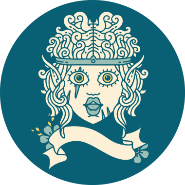 Retro Dövme Tarzı Bir insan tarafından çizilmiş barbar karakter yüzü