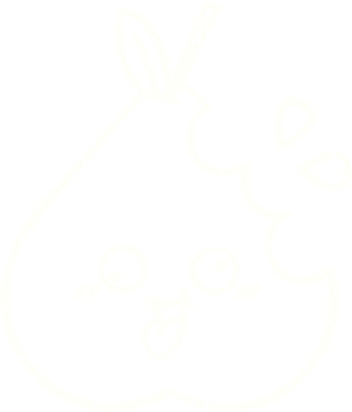 Bir insan tarafından çizilen Armut Tebeşiri