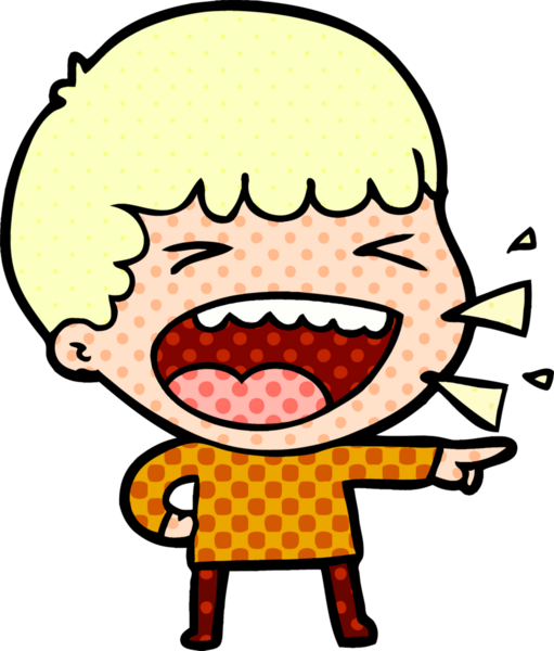 Bir insan tarafından çizilmiş gülen adam.