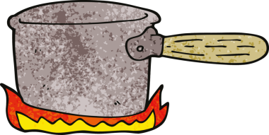 Bir insan tarafından çizilmiş karalama tavası.