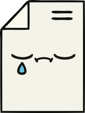 Bir insan tarafından çizilmiş bir kağıt karikatürü.