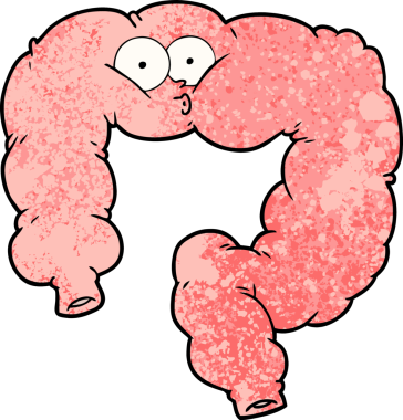 Bir insan tarafından çizilen karikatür süpriz kolon