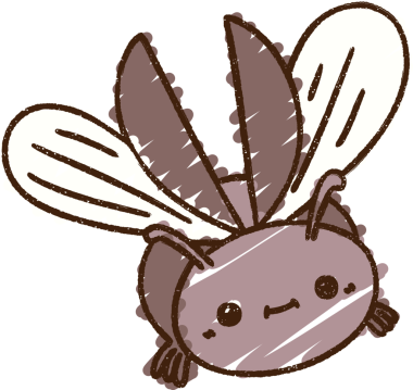 Bir insan tarafından çizilen Uçan Böcek Tebeşiri