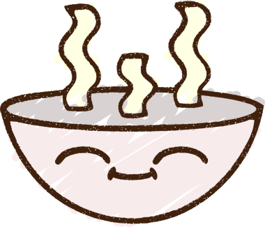 Bir insan tarafından çizilen Sıcak Çorba Tebeşiri