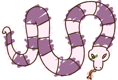 Bir insan tarafından çizilen Yılan Tebeşiri