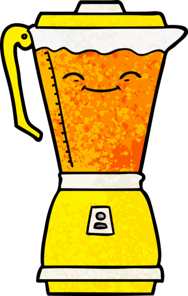 bir insan tarafından çizilmiş karikatür yemek işlemcisi