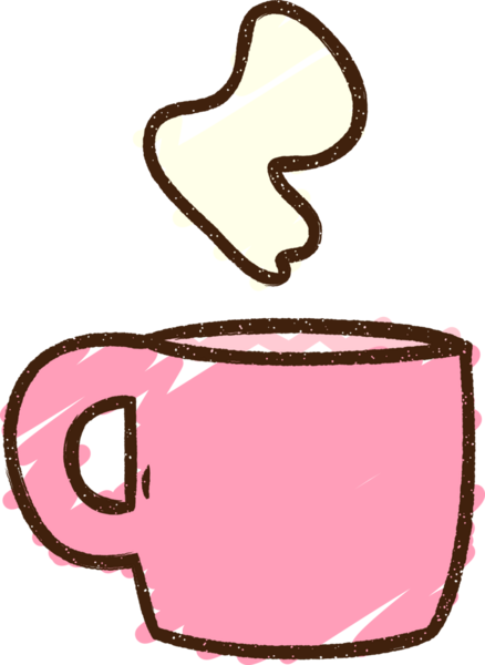 Bir insan tarafından çizilen Sıcak Çay Tebeşiri