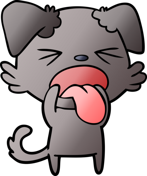 Bir insan tarafından çizilmiş iğrenç bir çizgi film.