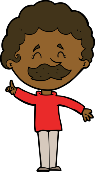 Bir insan tarafından çizilmiş bir fikri olan çizgi film adamı.