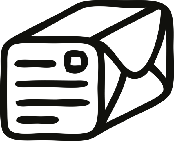 Bir insan tarafından çizilmiş bir kağıt parçasının çizgi çizimi