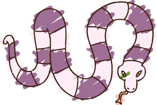 Bir insan tarafından çizilen Yılan Tebeşiri