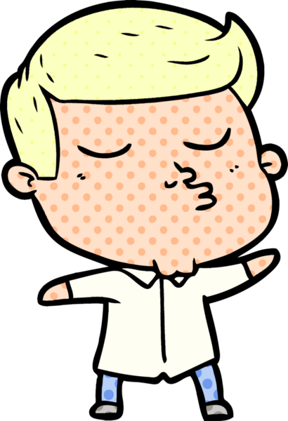 Bir insan tarafından çizilmiş karikatür mankeni adam.