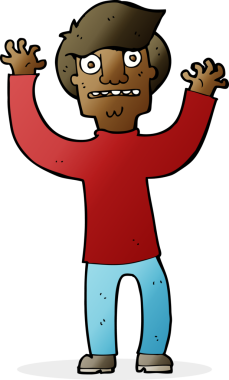 Bir insan tarafından çizilmiş karikatür.