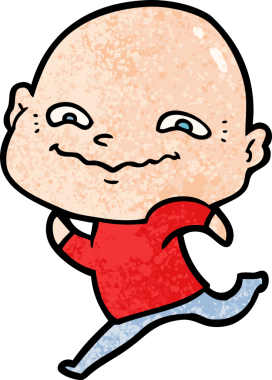 Bir insan tarafından çizilmiş ürkütücü bir çizgi film.