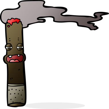 Bir insan tarafından çizilmiş çizgi film karakteri.