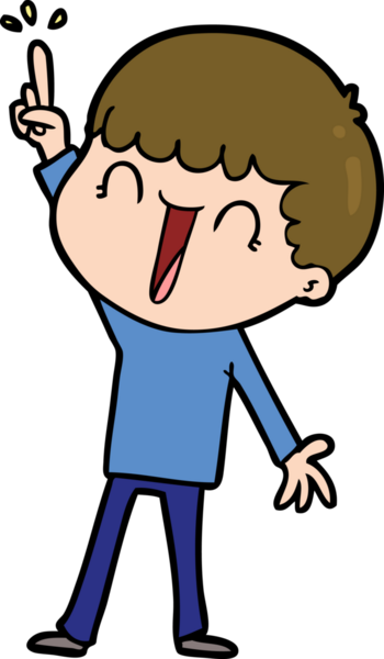 Bir insan tarafından çizilmiş harika bir fikri olan çizgi film adamı.