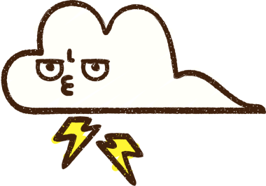 Bir insan tarafından çizilen Fırtına Bulutu Tebeşiri