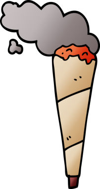 Bir insan tarafından çizilmiş karalama sigara tiryakisi.