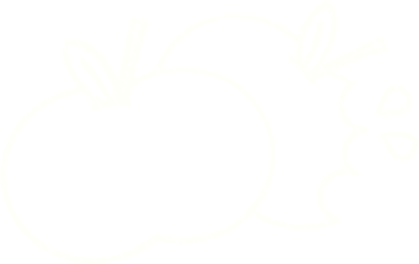 Bir insan tarafından çizilmiş elma tebeşiri