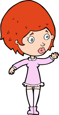 Bir insan tarafından çizilmiş güzel bir kadın.