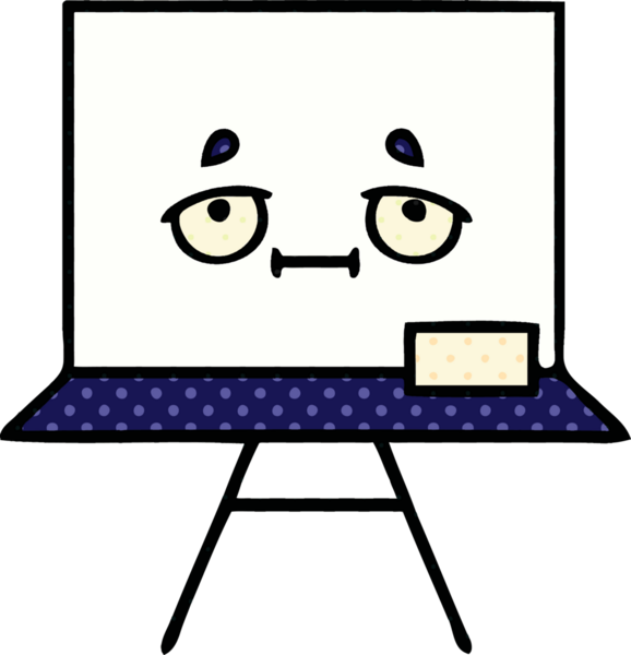 Bir insan tarafından çizilmiş beyaz bir karikatür.