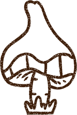 Bir insan tarafından çizilen mantar kömürü çizimi