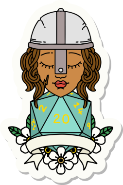 Bir insan tarafından çizilmiş 20 rulo doğal insan dövüşçüsünün çıkartması.