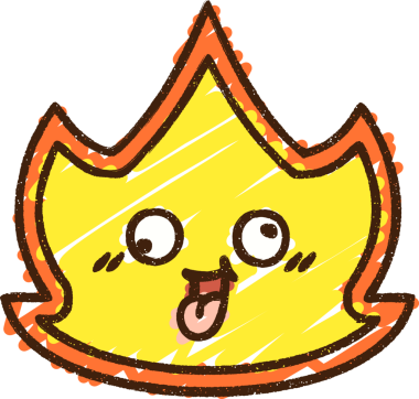 Bir insan tarafından çizilen Alev Tebeşiri