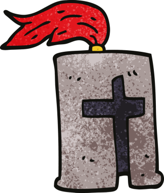 Bir insan tarafından çizilmiş karalama şövalyeleri miğferi.