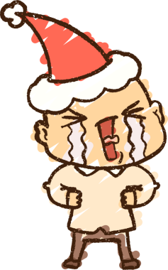 Bir insan tarafından çizilen Noel Adam Tebeşiri