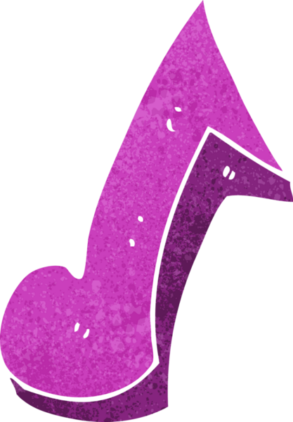 bir insan tarafından çizilmiş karikatür notası