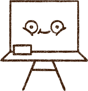 Bir insan tarafından çizilen Okul Tahtası Kömür Çizimi