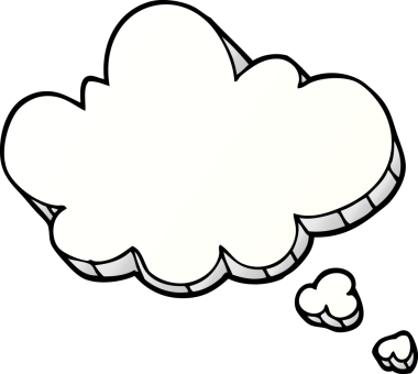 bir insan tarafından çizilmiş karalama ifade kabarcığı