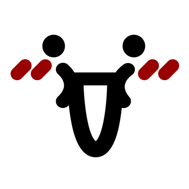 Bir insan tarafından çizilmiş sevimli arsız yüz simgesi