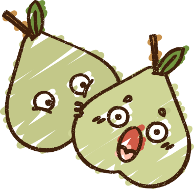 Bir insan tarafından çizilen Armut Tebeşiri